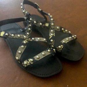 Snakeskin sandals